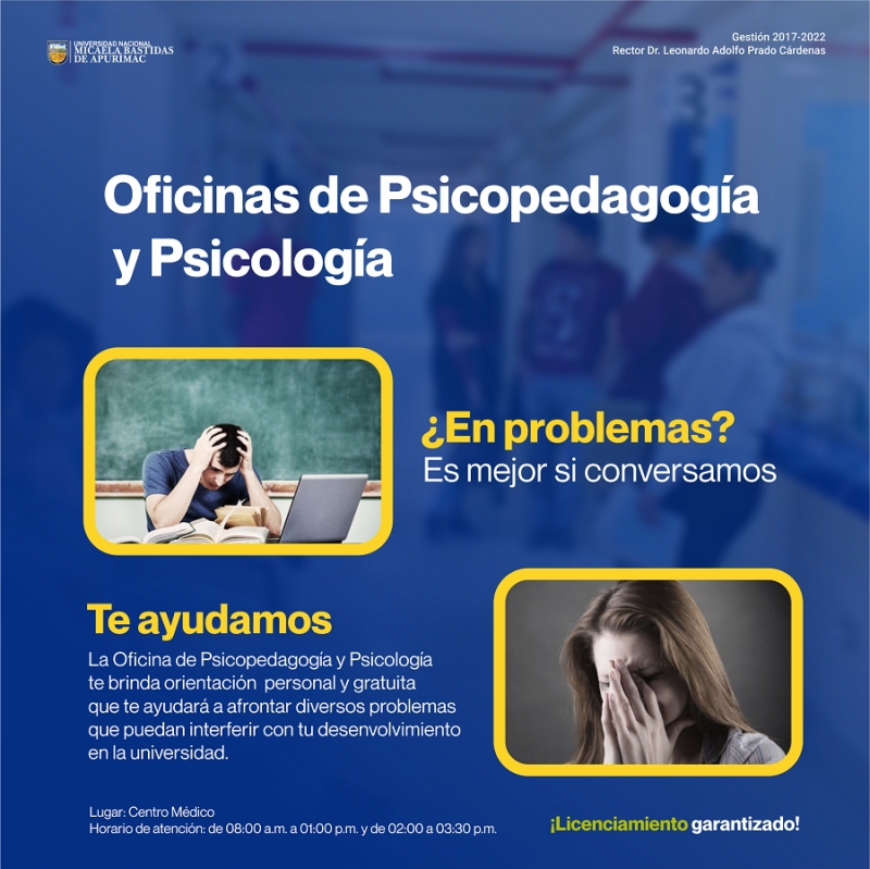 Oficinas de Psicopedagogía y Psicología