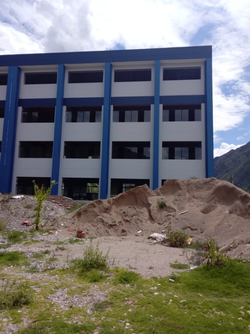 Pabellón de Ingeniería Agroecológica y Desarrollo Rural de Vilcabamba será culminada al 100% y entregada en julio de 2019