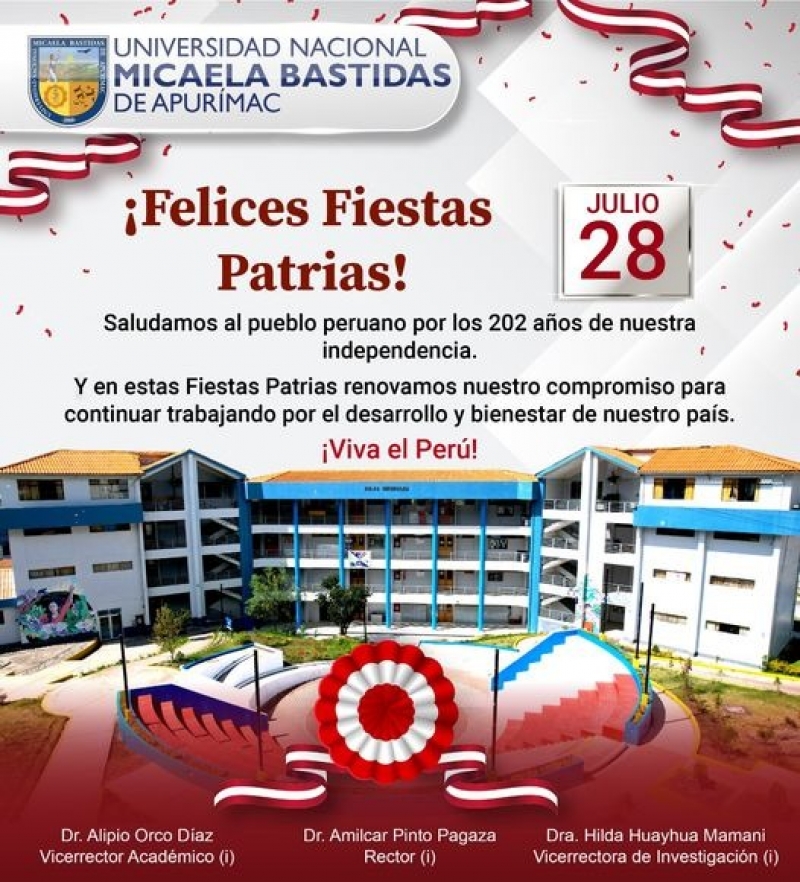 Felices Fiestas Patrias