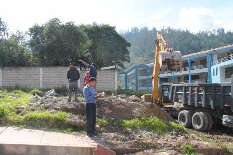 Continúa la obra de construcción del Pabellón de la Facultad de Educación y Ciencias Sociales
