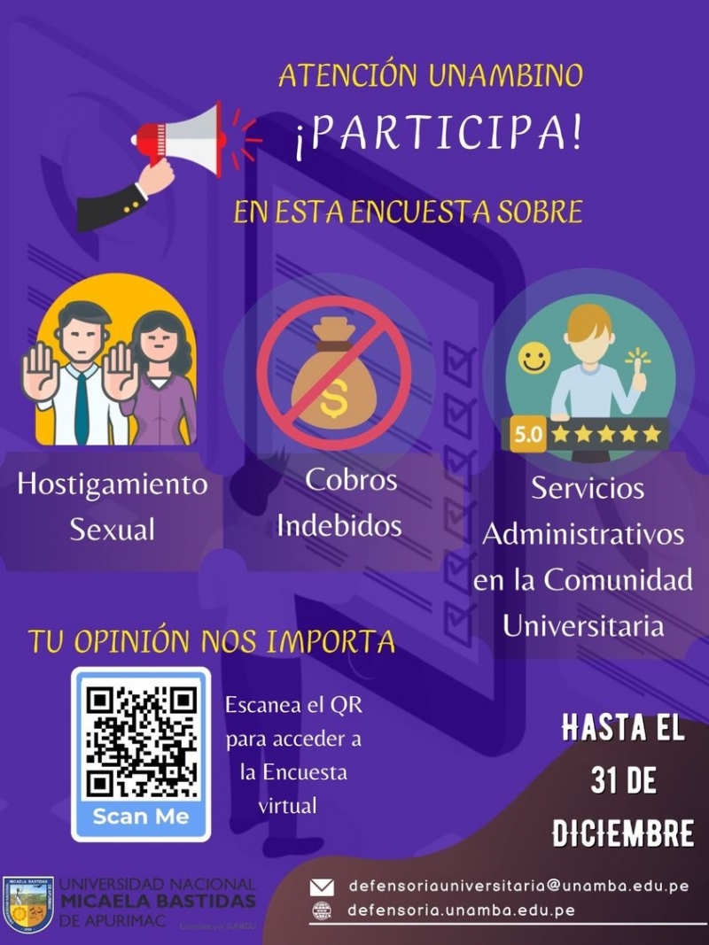 Participa en la ENCUESTA