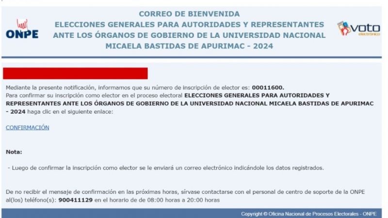 CEU - Confirmar correos para recibir credenciales de votación