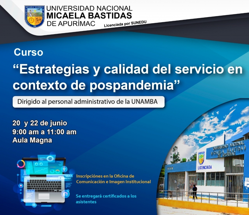 Curso “Estrategias y calidad del servicio en contexto de pospandemia”