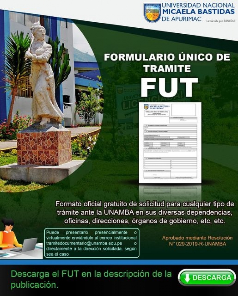 Formulario Único de Trámite - FUT