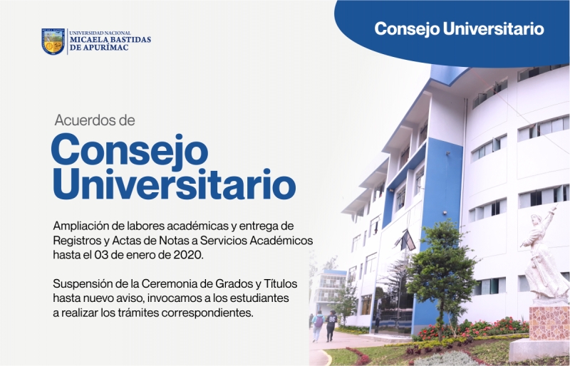 Acuerdos de Consejo Universitario