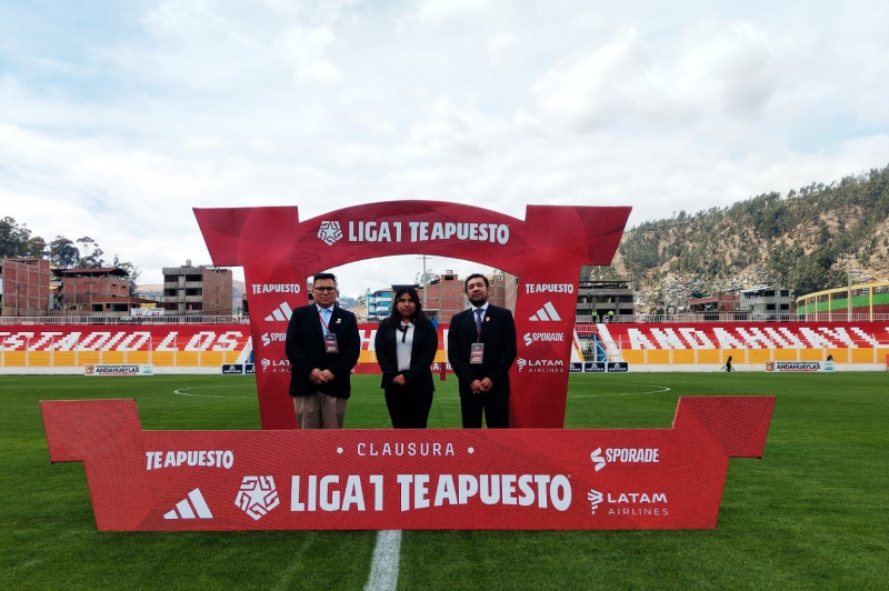 Egresada de la UNAMBA participa como Oficial de Partido de la Liga 1 del fútbol profesional entre Los Chankas y Atlético Grau