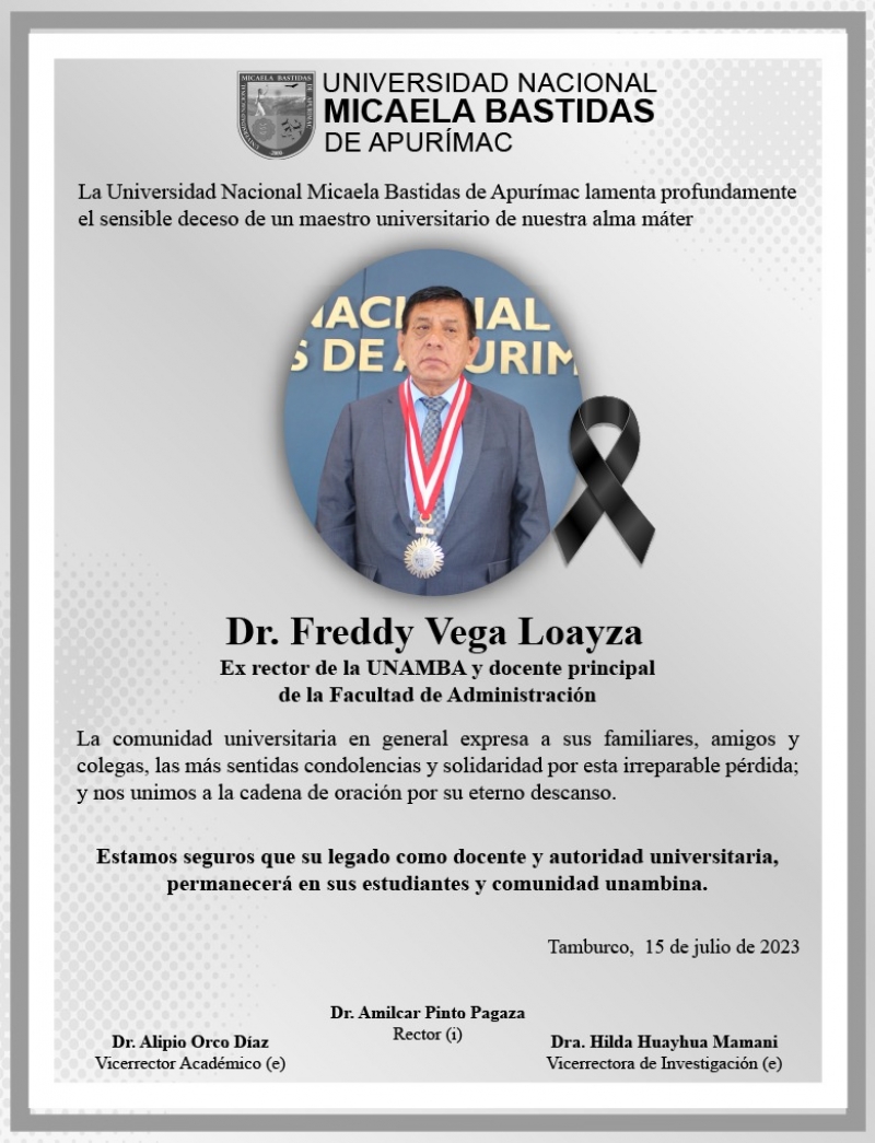 Condolencias