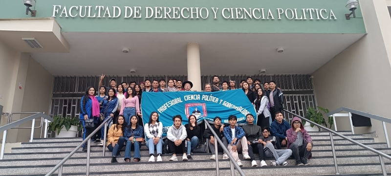 Docentes y estudiantes de Ciencia Política y Gobernabilidad de la UNAMBA participaron en el VII Congreso Internacional y Regional de Ciencia Política en la UNMSM