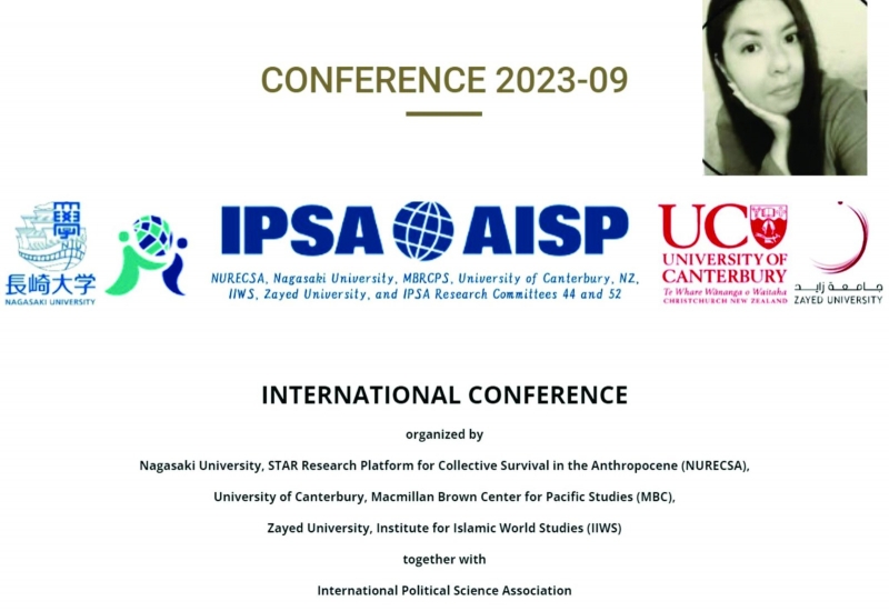 Egresada de Ciencia Política y Gobernabilidad presenta su ponencia en INTERNATIONAL CONFERENCE