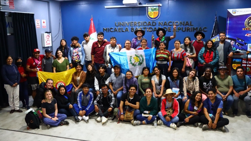 Jóvenes ambientalistas de Colombia, Guatemala y Bolivia visitan la UNAMBA