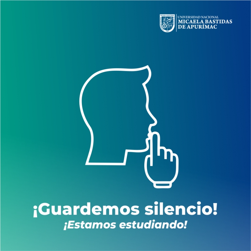 ¡Guardemos silencio!