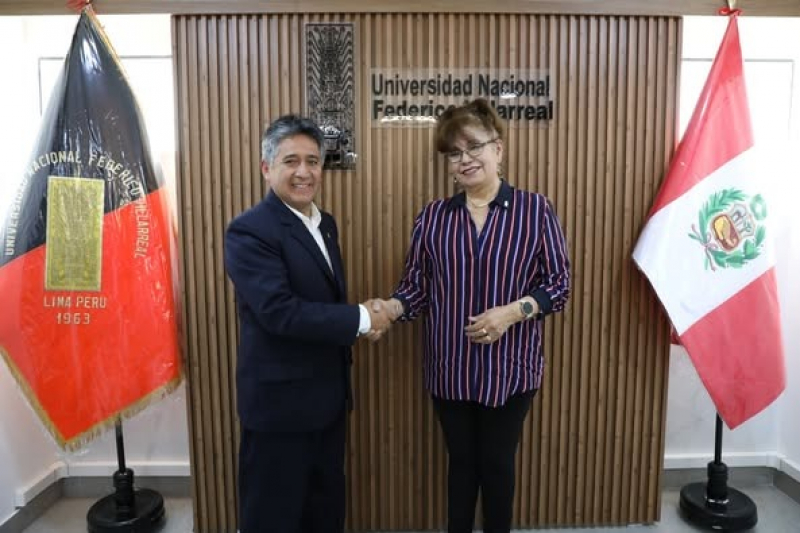UNAMBA y Universidad Nacional Federico Villarreal establecen lazos para alianzas académicas
