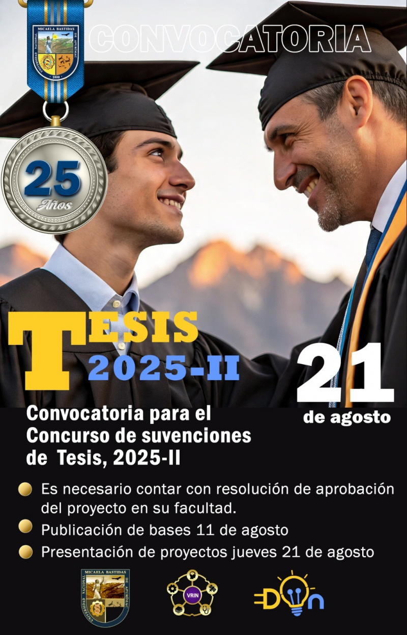 Concurso de Subvenciones para Proyectos de Tesis 2025-II