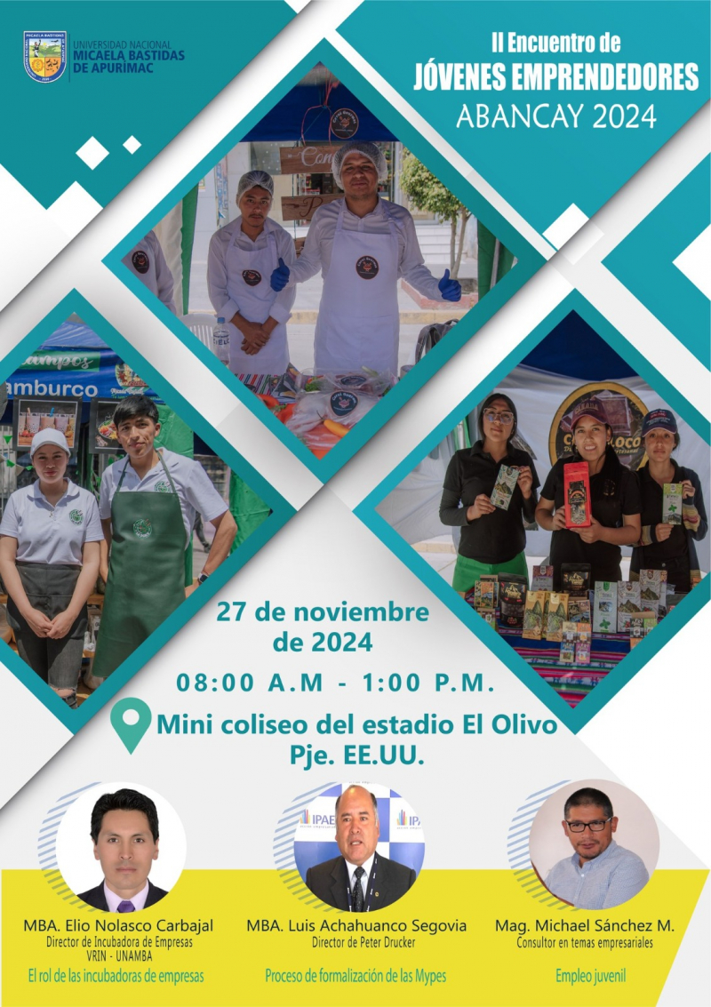 II Encuentro de Jóvenes Emprendedores Abancay 2024