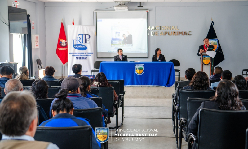 Exitosa jornada de capacitación sobre Seguridad y Salud en el Trabajo y procedimiento de investigación en casos de hostigamiento sexual en la UNAMBA