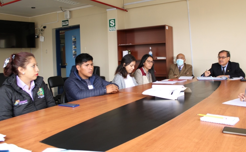 Rector de la UNAMBA preside reunión multisectorial por el pasaje universitario