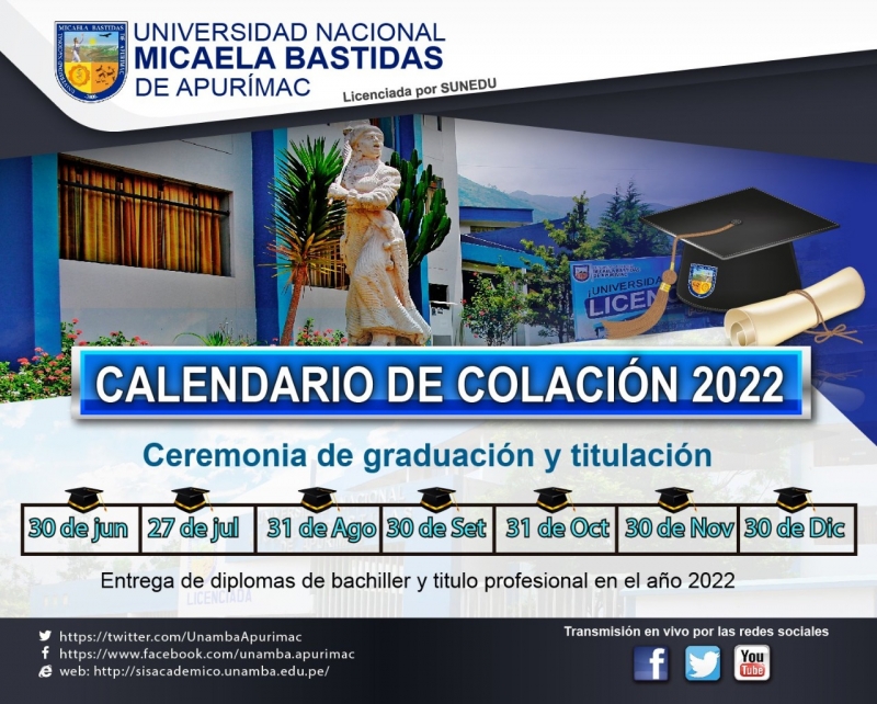 Calendario de Colación 2022