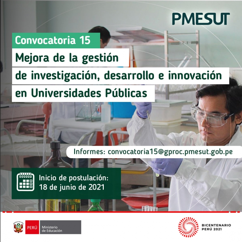 MINISTERIO DE EDUCACIÓN FINANCIA MEJORA DE GESTIÓN DE LA INVESTIGACIÓN E INNOVACIÓN EN UNIVERSIDADES PÚBLICAS