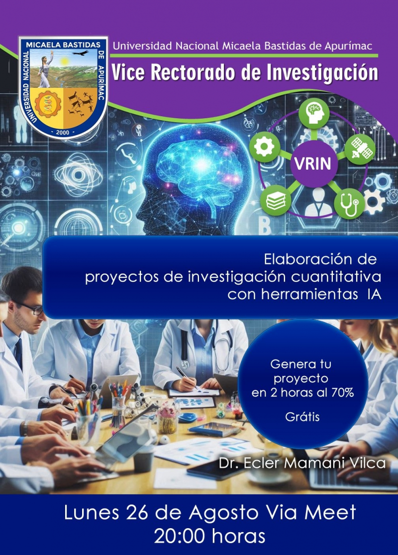 Curso taller de ELABORACIÓN DE PROYECTOS DE INVESTIGACIÓN CUANTITATIVA CON HERRAMIENTAS IA