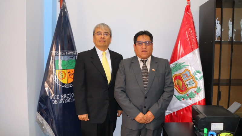 Reunión de vicerrectores de investigación de la Universidad Nacional de Jaén y la UNAMBA