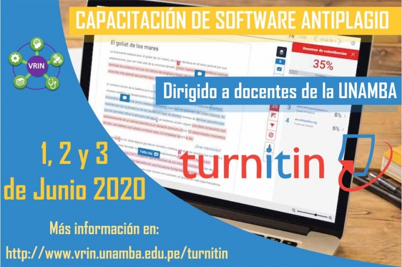 Capacitación en el uso del Software antiplagio Turnitin