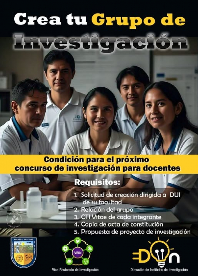 Unambino crea tu grupo de investigación