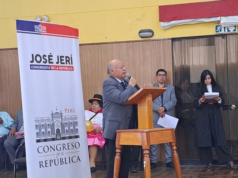 Rector de la UNAMBA participa en sesión descentralizada de la Comisión de Presupuesto del Congreso de la República