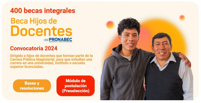 Convocatoria a Beca Hijos de Docentes 2024