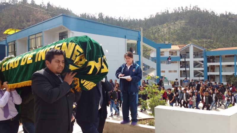 Unamba rinde Homenaje Póstumo al docente universitario Mag. Trifón Oros Huayhua, que en paz descansa