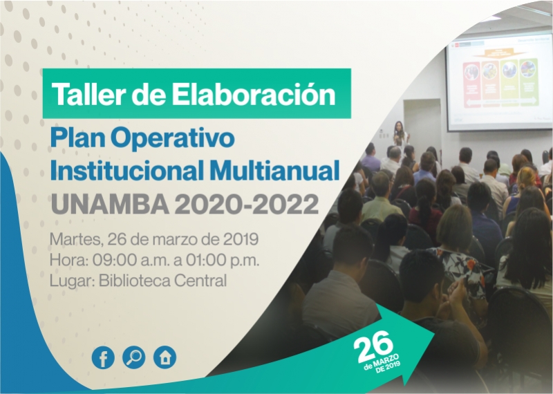 Taller de Elaboración del Plan Operativo Institucional Multianual UNAMBA 2020-2022