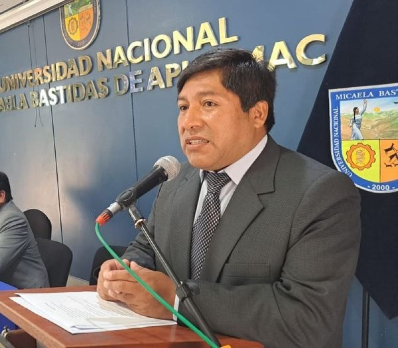 SUNEDU registra al Dr. Wilson Mollocondo como Rector (i) de la UNAMBA