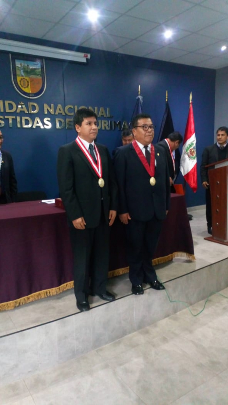 Ceremonia de Juramentación y Asunción de Nuevas Autoridades Universitarias de la Universidad Nacional Micaela Bastidas de Apurímac.