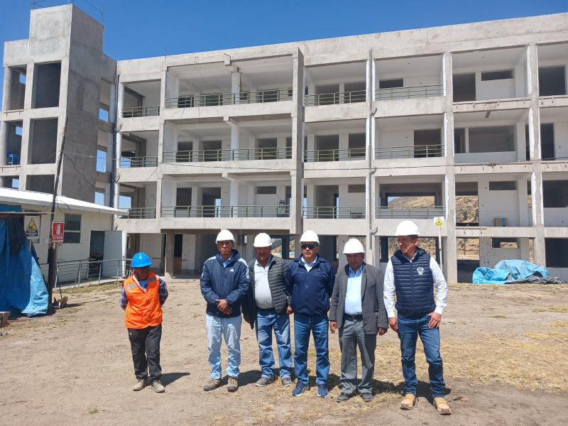 Rector de la UNAMBA inspecciona avance de actividades académicas y obras en ejecución de las filiales