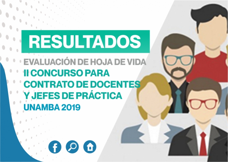 Resultados de Evaluación de Hoja de Vida del II Concurso de Docentes y Jefes de Práctica UNAMBA 2019