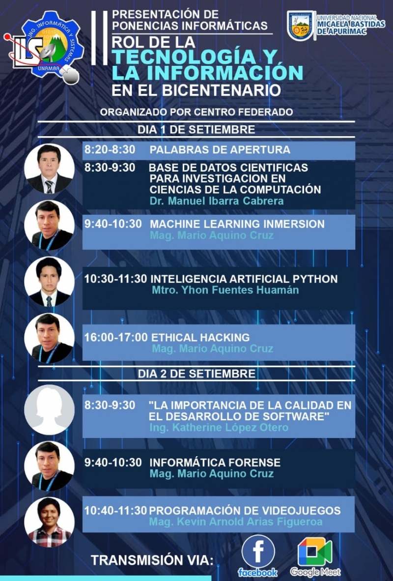 Ingeniería Informática y Sistemas – UNAMBA