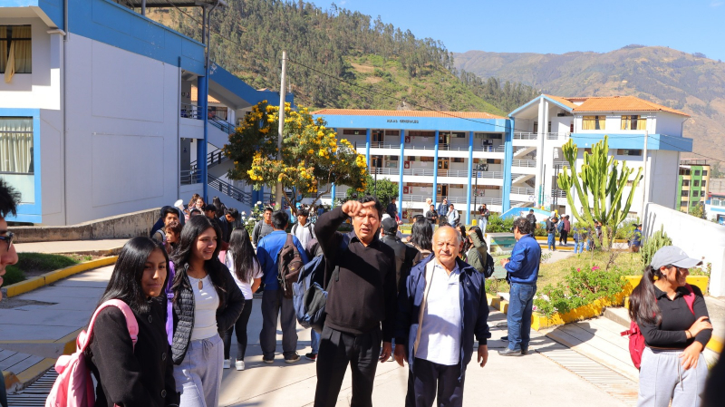 UNAMBA participó activamente en Simulacro Nacional Multipeligro