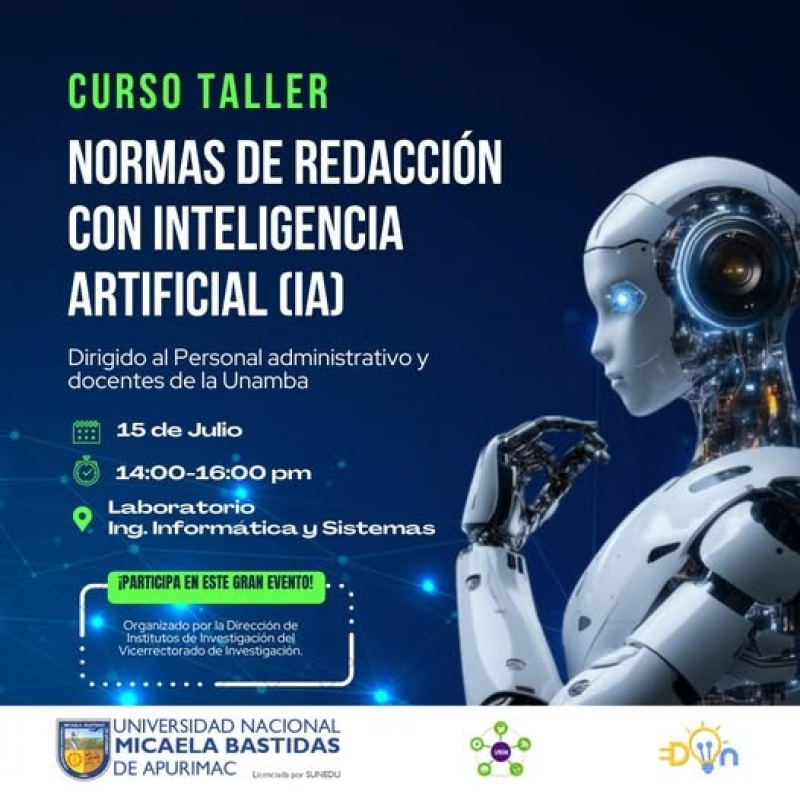 Curso taller &quot;Normas de Redacción con Inteligencia Artificial&quot;