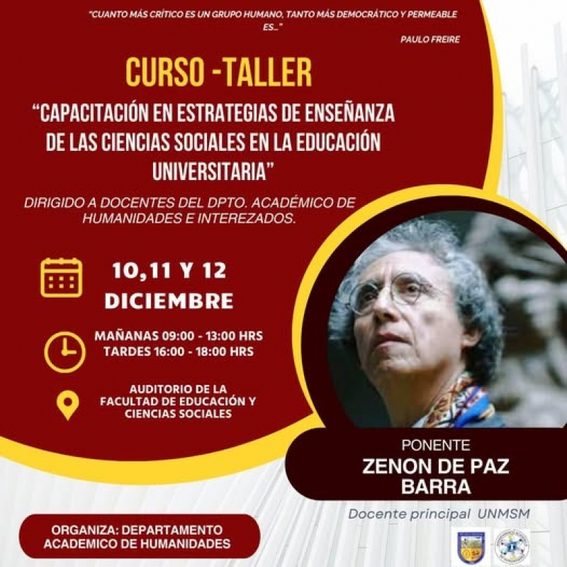 Capacitación en estrategias de enseñanza de las ciencias sociales en educación universitaria