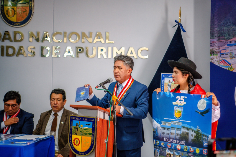 UNAMBA realizó lanzamiento y presentación de actividades conmemorativas por los 25 años de vida institucional