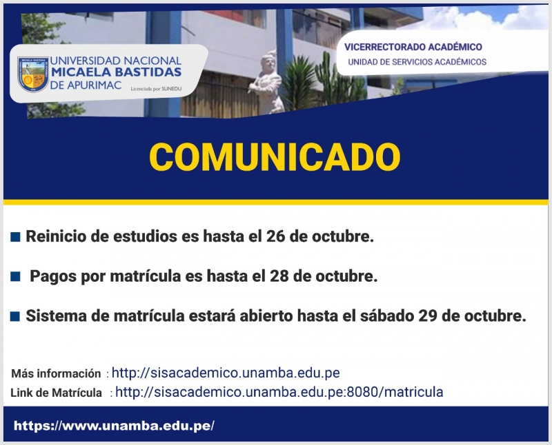 COMUNICADO