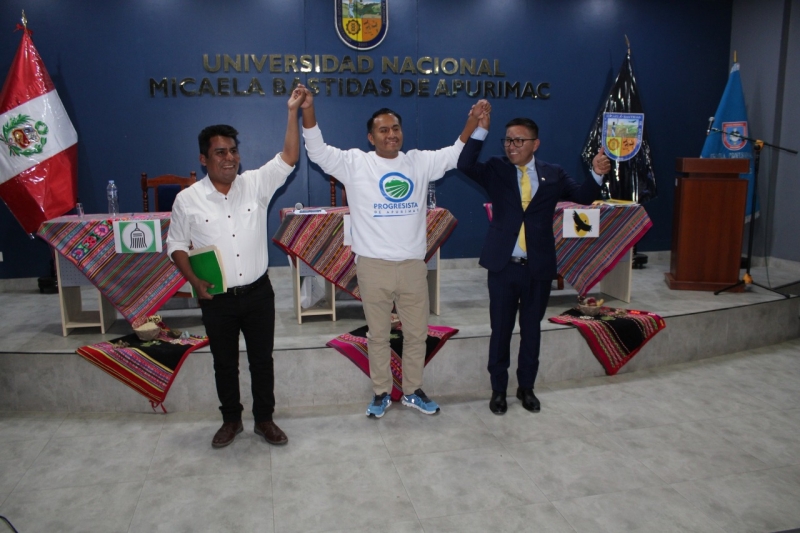 UNAMBA desarrolló debate de candidatos al Gobierno Regional de Apurímac