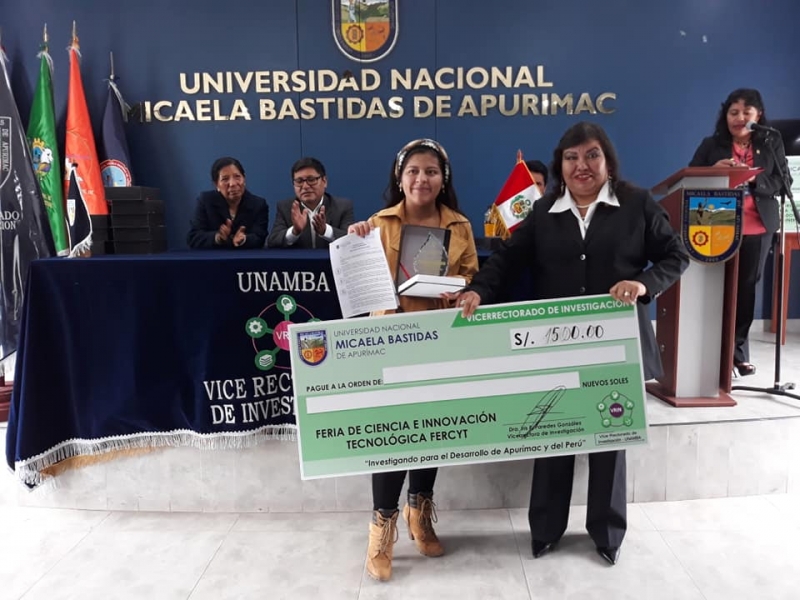 Vicerrectorado de Investigación premia a los ganadores del Concurso de Proyectos de Investigación y FERCYT 2019