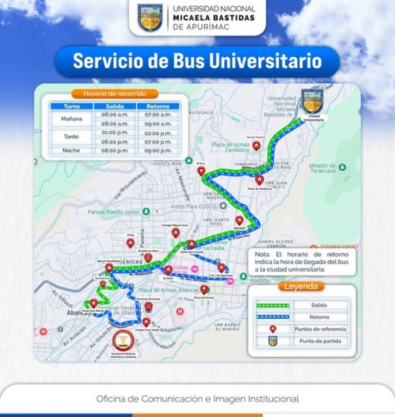 BUS UNIVERSITARIO - Servicio de Transporte Urbano