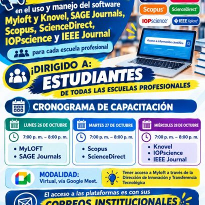 ¡ESTUDIANTES! 𝐂𝐚𝐩𝐚𝐜𝐢𝐭𝐚𝐜𝐢𝐨́𝐧 𝐯𝐢𝐫𝐭𝐮𝐚𝐥 – 𝐞𝐧 𝐞𝐥 𝐮𝐬𝐨 𝐝𝐞 𝐒𝐜𝐨𝐩𝐮𝐬, 𝐒𝐜𝐢𝐞𝐧𝐜𝐞𝐃𝐢𝐫𝐞𝐜𝐭, 𝐈𝐎𝐏𝐒𝐜𝐢𝐞𝐧𝐜𝐞, 𝐊𝐧𝐨𝐯𝐞𝐥, 𝐒𝐀𝐆𝐄, 𝐈𝐄𝐄𝐄 𝐉𝐨𝐮𝐫𝐧𝐚𝐥