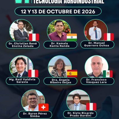 VI SEMINARIO INTERNACIONAL EN INVESTIGACIÓN, CIENCIA Y TECNOLOGÍA AGROINDUSTRIAL
